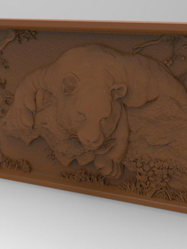 Панно Tiger stl